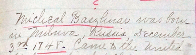Written handwriting